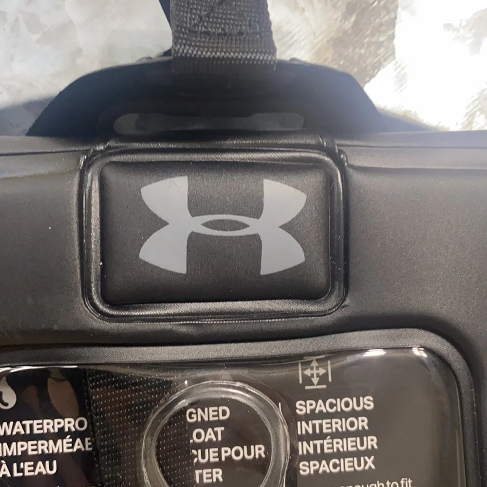 Under Armour Dry Bag, Phone Protector, BLACK
